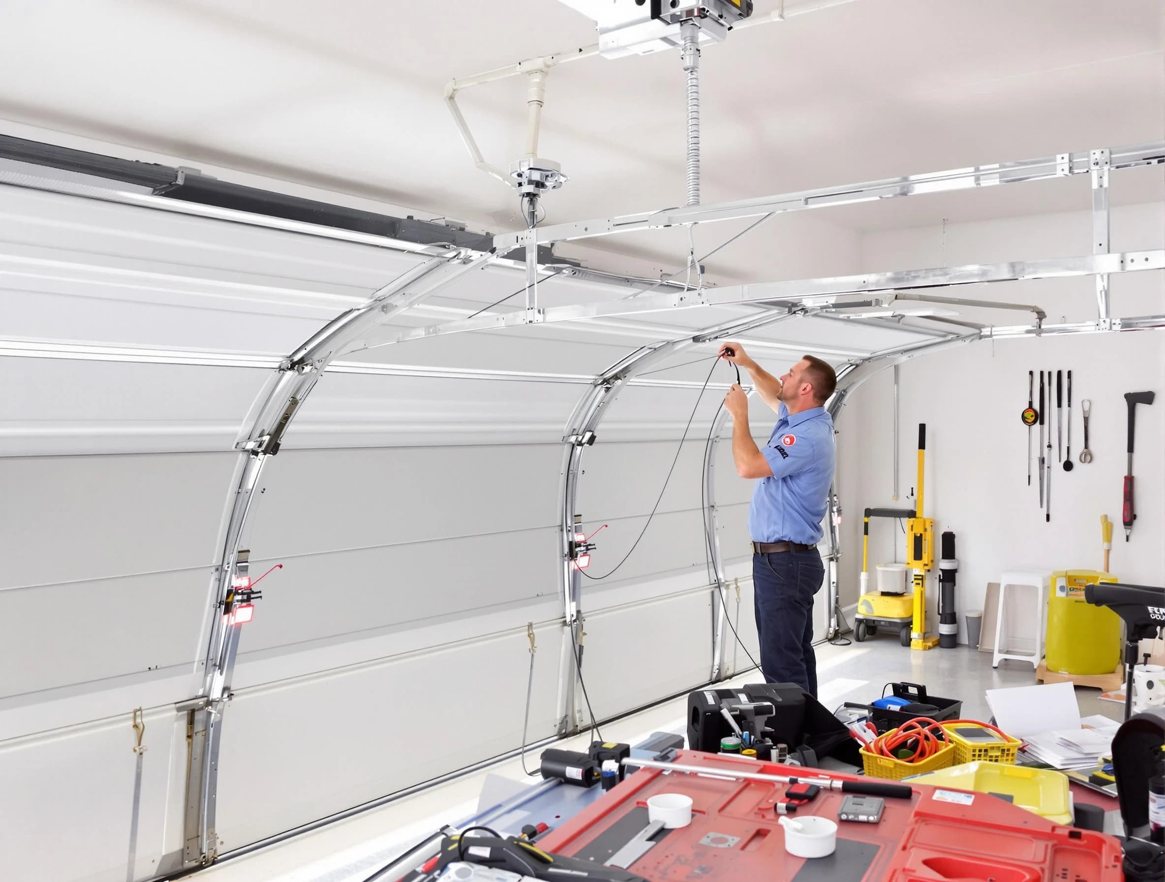 Garage door cable repair service by El Cerro Garage Door Repair in El Cerro
