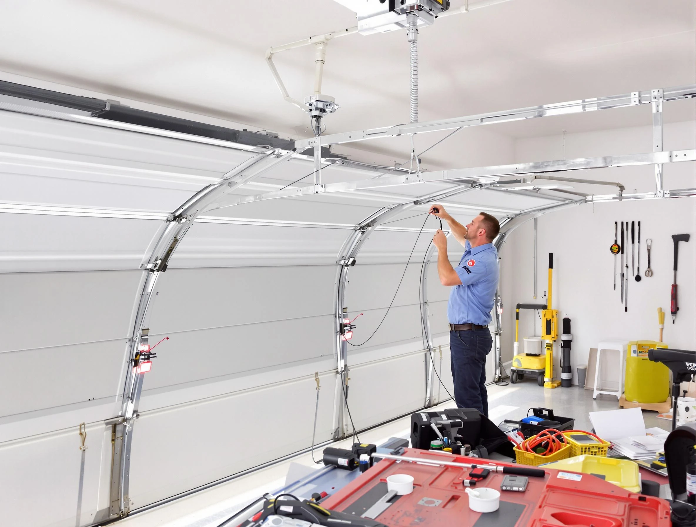 Garage door cable repair service by El Cerro Garage Door Repair in El Cerro