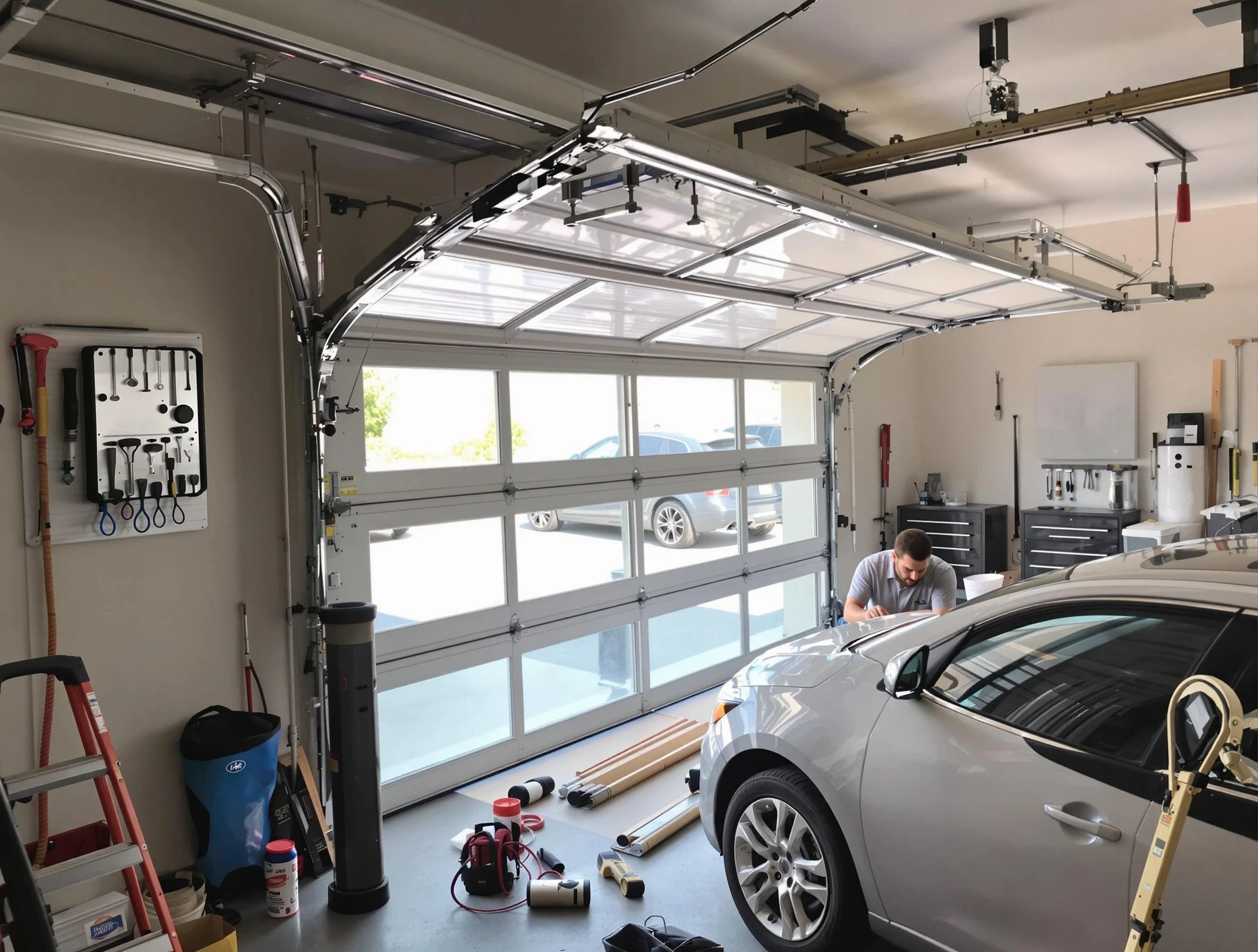 Garage door noise reduction service by El Cerro Garage Door Repair in El Cerro
